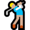 Person Golfing - Medium Light emoji on Microsoft